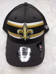 New Era New Orleans Saints Onfield 2018 39Thirty Flex Fit hat cap Small-Medium
