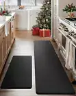 Anti Fatigue Kitchen Mats for Floor 2 PCS, Memory Foam Cushioned Rugs, Comfort
