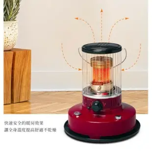 Toyotomi 傳統熱能對流式煤油暖爐(紅) KS27A-TW21