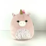 Squishmallows 7.5" Mikah Gold Metallic Star Belly Unicorn Plush NWT