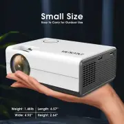 ENUOSUMA Mini WiFi Projector 7500L, 2023 Upgrade Portable Video Projector with S