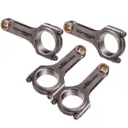 4pcs H-Beam Connecting Rods for Toyota Yaris Echo Vios 1NZFE 1NZ-FE 1.5L 140.8mm