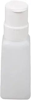 Generic Refillable Nail Polish Remover Dispenser Cap Press Bottle Container, White, Square