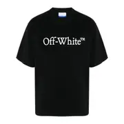 [Off-white] Off-white Big Bookish Skate Cotton T-shirt XL BLACK