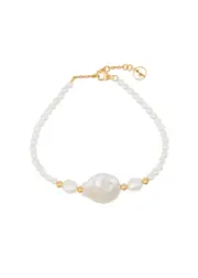 Anissa Kermiche Caviar Pebble Pearl Beaded Bracelet - One Size One Size