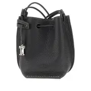 [TODS] TODS Grained leather micro bucket bag Woman One Size One Size Black