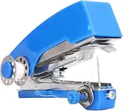 Panv Handheld Sewing Machine, Automatic Feeding, Portable DIY Production, Blue, Approx. 10 x 7cm / 3.9 x 2.8in