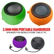 3.5mm Mini Portable Hamburger Speaker for Mobile Phone Tablet PC 2L