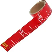 SOLUSTRE Liquid Level Scale Sticker Red 5cm x 3m Waterproof Self-Adhesive Accurate Pool Measurement Tool