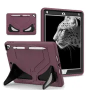 Tablet Case Rugged with Kickstand for iPad 6th/5th Generation 2018/2017-PlumBlack