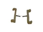 2 Shoulder Rest Feet, Fit FOM, KUN and Wooden Rests