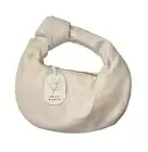MELIE BIANCO Alexandra Top Knot Handbag Purse Cream Vegan Leather NWT
