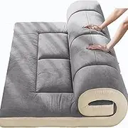 Japanese Floor Matless Foldable Double Single Sleeping Pad Anti-Slip Camping Mattress for Floor Guest Bed Sofa 00190*200cm