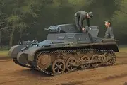 Hobbyboss 80145 1:35 Scale German Panzer 1Ausf A Sd.Kfz.101 Early/Late Version Plastic Model Kit