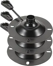 [TEHAUX] Pcs Office Chair Swivel Base Replacement Sturdy Metal Base Plate for Desk Chair Easy Install Suitable