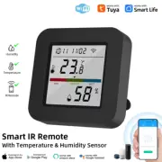 Tuya Wifi Temperature and Humidity Sensor IR Universal Remote Control Smart Life