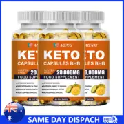 3pc Keto BHB Capsules Weight Loss Diet Pills Fat Burner Detox Dietary Supplement