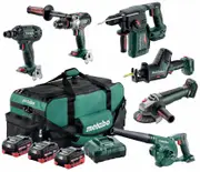 Metabo MET18MX6LB3HD55EZ - 18V Brushless 6 Piece Combo Kit HD55EZ (3 x 5.5Ah)