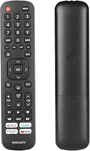 EN2CG27H Remote Control sub EN2BS27H Compatible with Hisense LED TV 50R5 55R5 58R5 65R5 Series 4 HD TV 43S4 50S5 Replacement Controller with Netflix PrimeVideo YouTube Buttons