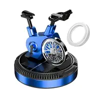 Solar Powered Air Freshener - Cycling Shape Car Perfume Diffuser,Motor Cycle Interior Perfume Ornament For Bedroom, Home