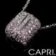 『CAPRI』精鍍白K金鑲CZ鑽 項鍊 (2.6折)