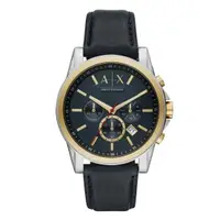 在飛比找蝦皮商城優惠-A│X Armani Exchange 深藍金色 手錶 男錶