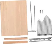 UPKOCH Diy Wooden Thumb Piano Kit 17 Keys Mini Kalimba for Boys and Girls Beginners
