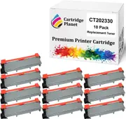 10-Pack High Yield Compatible Toner Cartridge for Fuji Xerox CT202330 (2600 Pages) for Fuji Xerox DocuPrint P225d M225dw M225z M265z P265dw P225 M225 P265 M265