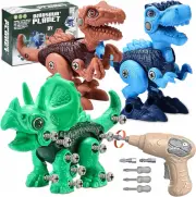 Dinosaur Take Apart Toys with Drill, Educational STEM Dino Construction Building