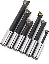 12Pcs High Speed Steel F1 Type Boring Cutter Bar 5/8in CNC Boring Tools Kit Set Boring Tool