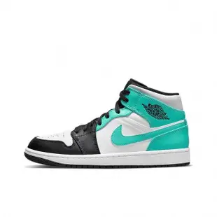 【NIKE 耐吉】喬丹 Air Jordan 1 Mid GS Island Green 蒂芬尼綠 休閒鞋 女鞋 554725-132