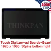 LCD Touch Digitizer+ad Boards+Bezel for Dell Inspiron 15-7558 FHD NV156FHM-A10