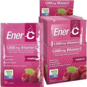 Martin & Pleasance Ener-C 1000mg Vitamin C Drink Mix Raspberry Sachets 12 Pack