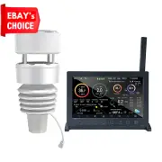 Wittboy Pro Weather Station HP2564 7" Display WS90 Solar Sensor 433 MHz