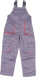 [LIFKOME] Fashionable Mens Work Pants Adjustable Suspender Trousers Bib and Brace Overalls Breathable Cotton Perfect for