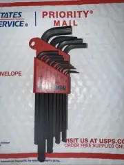 Sears Craftsman USA Nos 13pc Ball End Hex Key Set & Holder 46754 SAE