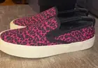 Saint Laurent Venice Leopard-Print Laceless Sneakers Size 41 New with Box