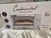 New Continental® Baking Pan And Rack 4-Slice Toaster Oven Broiler