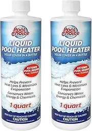 Pool Basics 2706PB-02 Heat Trapper Pool Solar Blanket in A Bottle Liquid Solar Cover, 1-Quart, 2-Pack