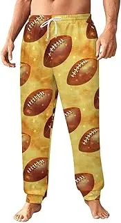 [Generic] Men's Sweatpants, Football Star Burst-28, Polyester Joggers, Sweatpants Jogging Pants for Workout Running