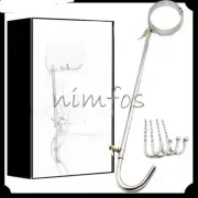 Stainless Steel Restraint Neck Collar with Hook Ball Plug Slave with Key Lock