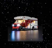 Brick Shine - Light Kit for LEGO® Holiday Adventure Camper Van 60454