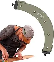 Curved Chamfer Auxiliary Trimming Tool - Precise Corner Router Templates | Efficient Routing Internal and External Trimming Tool for Craft Carpentry Home
