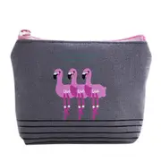 7PCS Women Girl Coin Purse Cute Flamingo Zipper Change Bag Phone Bag Pencil Case