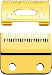 VRMETA Professional Hair Clippers Replacement Blades for Wahl Clippers Wahl 5-Star Senior Magic Clip Compatible with 8148, 8504, 1919, 2241, 2240, 8591 (Gold)