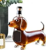 Whiskey Bottle - Fun Dachshund Whiskey Bottle,Playful and Interesting Reusable Liquor Flask Safe for Home Special Occasions Outdoor