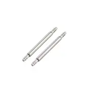 Spring Bar Pins 15mmx1.5mm Double Fringe 316 less Steel for Watch Band 2Pcs