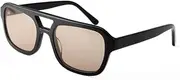[HCHES] Square Sunglasses Women White Acetate Sunglasses For Men Big Glasses Shades