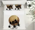 3D Coconut Tree 3582NA Bed Pillowcases Quilt Cover Duvet Boris Draschoff Fay