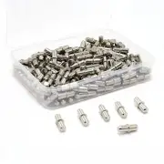 200 Pcs Shelf Pegs 5mm Shelf Pins with Box Metal Cabinet Furniture Shelf Supp...